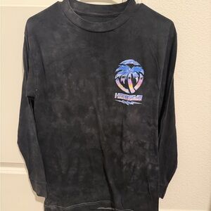 Heritage Black Tie-Dye Long Sleeve Tee